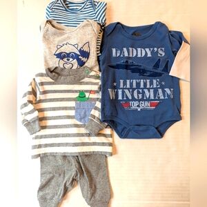Boys NewBorn Clothing Set Of 4 All Like New Condition